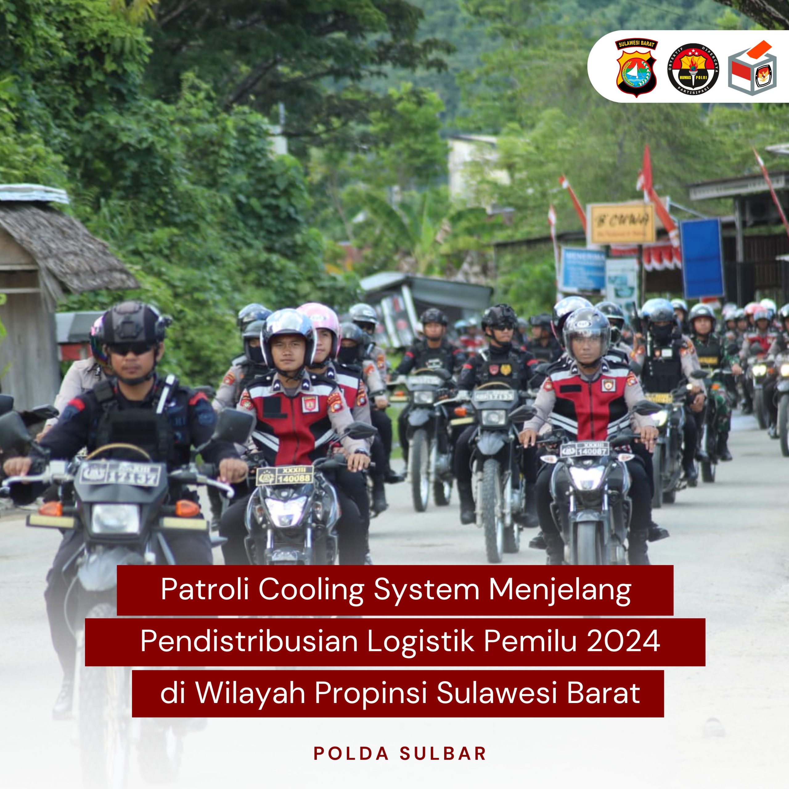 Polda Sulbar Gencarkan “Cooling System” Menuju Pilkada Aman dan Damai