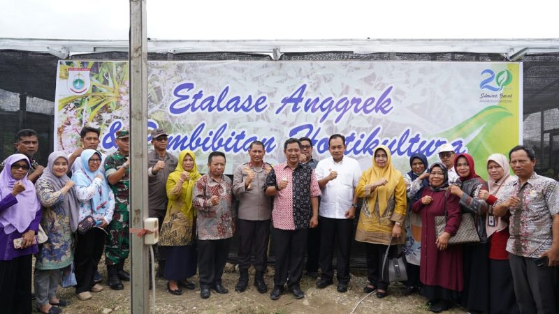 Wakapolda Sulbar Hadiri Peresmian Etalase Anggrek dan Pembibitan Hortikultura