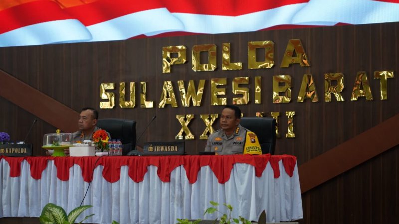Polda Sulbar Gelar Pelatihan Pra OPS Lilin Marano 2024