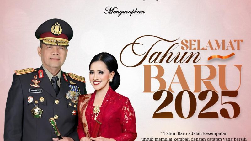 Tahun Baru, Kapolda dan Ketua Bhayangkari Sulbar: Inspirasi Perubahan Menuju Pribadi yang Lebih Baik