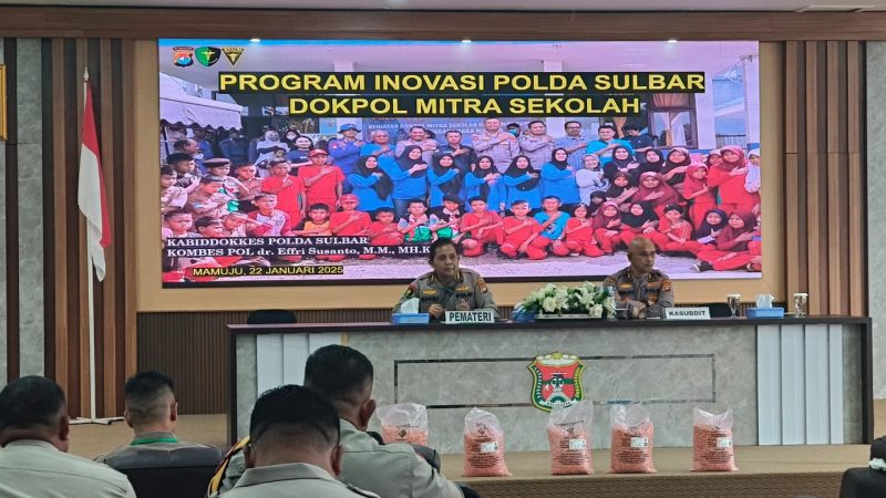 Inovasi Polda Sulbar Melalui Program Dokpol Mitra Sekolah