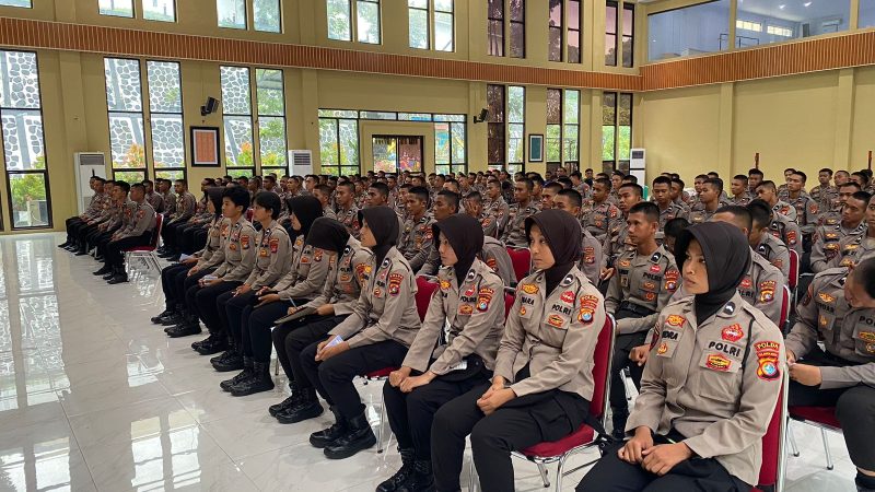 Sosialisasi Universitas Terbuka Diikuti Ratusan Bintara Remaja Polda Sulbar