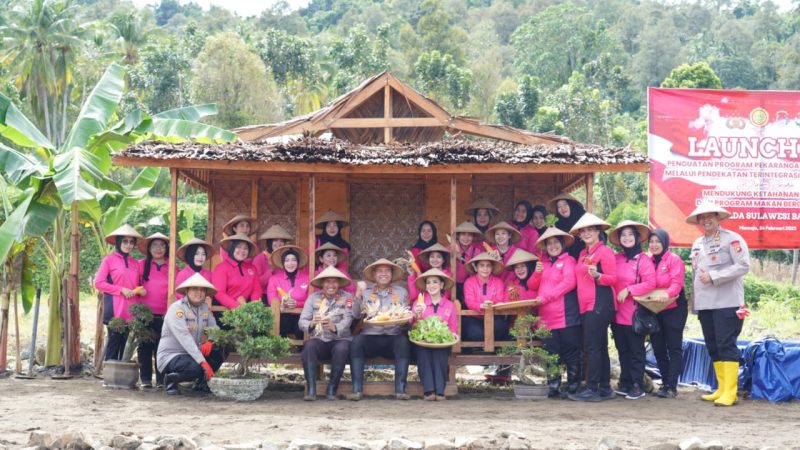 Polda Sulbar Luncurkan Program Pekarangan Pangan Lestari