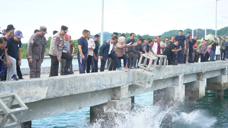 Ketua DPRD Sulbar Hadiri Kegiatan Penurunan Seribu Karang Buatan
