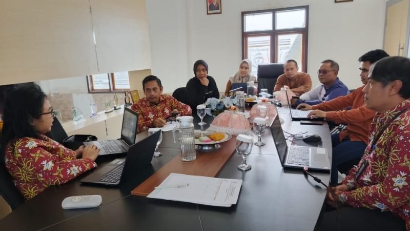 Inspektorat Sulbar Evaluasi atas Penilaian Mandiri Kapabilitas APIP dan Monitoring Tindak Lanjut AoI