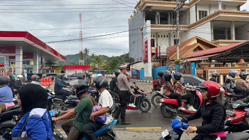 Ditlantas Polda Sulbar Melayani Setulus Hati di Bulan Ramadhan