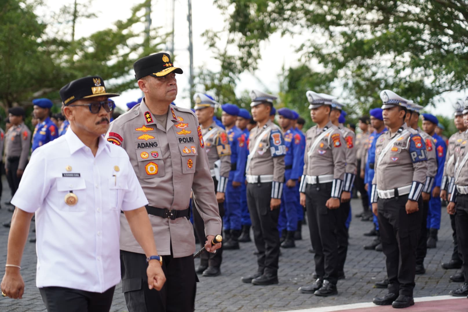 Apel Gelar Pasukan Operasi Ketupat Marano 2025