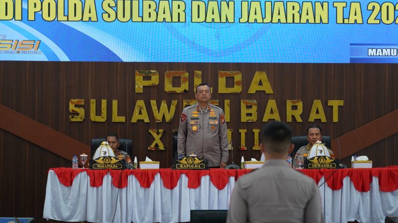 Kapolda Sulbar Tutup Audit Kinerja Tahap I