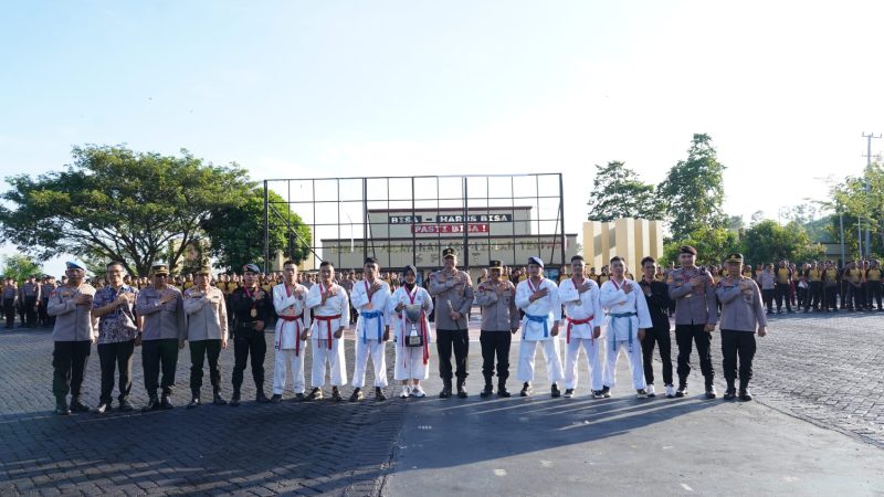 Prestasi Gemilang, Kapolda Apresiasi Tim Karate Polda Sulbar