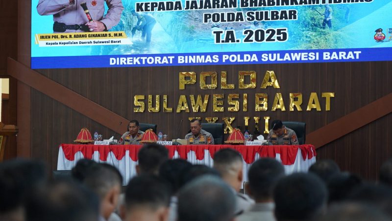 Kapolda Sulbar Tekankan Pentingnya Pemanfaatan Teknologi dan Sinergi Tiga Pilar