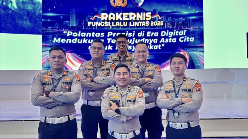 Dirlantas Polda Sulbar Ikuti Rakernis di Jakarta