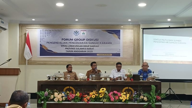 Pemprov Sulbar Galang Sinergi Stakeholder Selamatkan Sungai Karama Lewat FGD