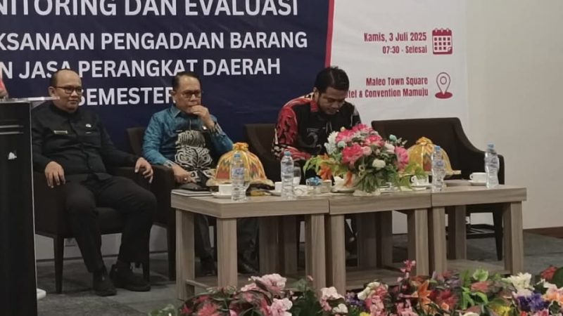 Inspektur Pembantu Wilayah II Inspektorat Sulbar Jadi Narasumber Mitigasi Risiko Permasalahan Hukum dan Korupsi PBJP