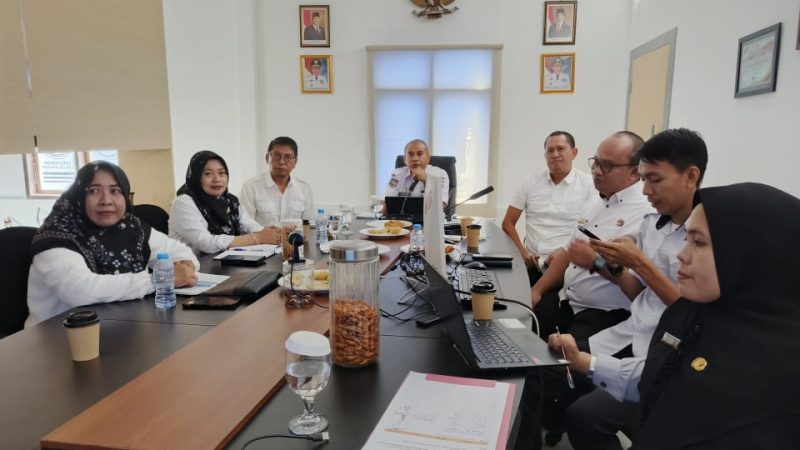 Kepala Inspektorat Sulbar Ikuti Zoom Meeting Sosialisasi Penilaian Kinerja Inspektur Daerah