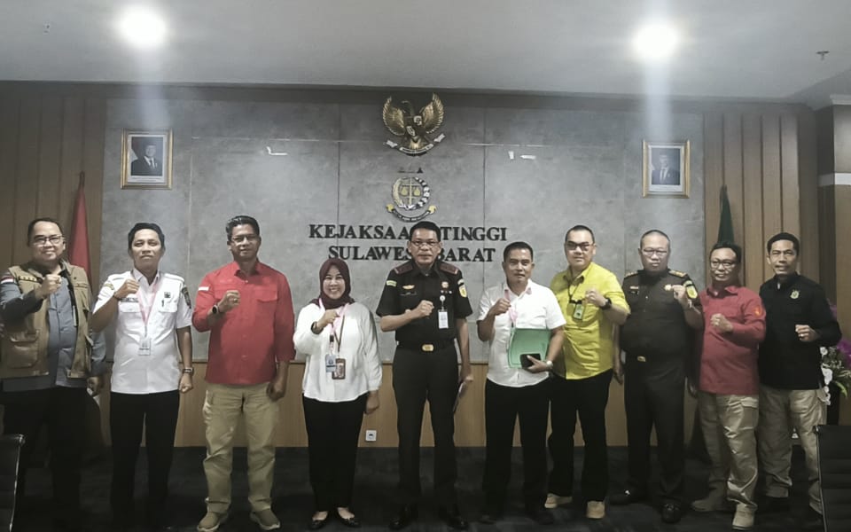 Ke Kejati, Inspektorat Sulbar Laksanakan Koordinasi Program Pemberantasan Korupsi