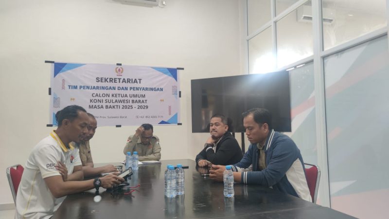 KONI Sulbar Bentuk Tim Penjaringan Calon Ketua, Pendaftaran Dibuka