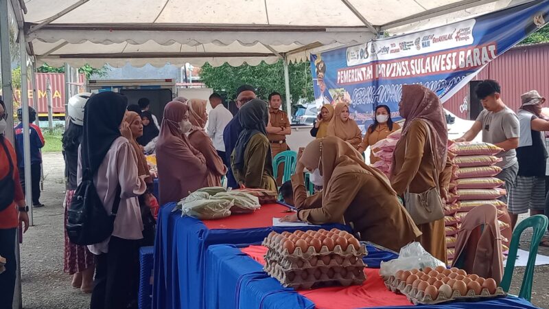 Berkat Gerakan Pangan Murah Pemprov Sulbar, Harga Beras Mulai Mengalami Penurunan