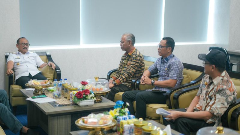 Plt Pemkesra Turut Dampingi Gubernur Sulbar Terima Audiensi Komite DOB Balanipa