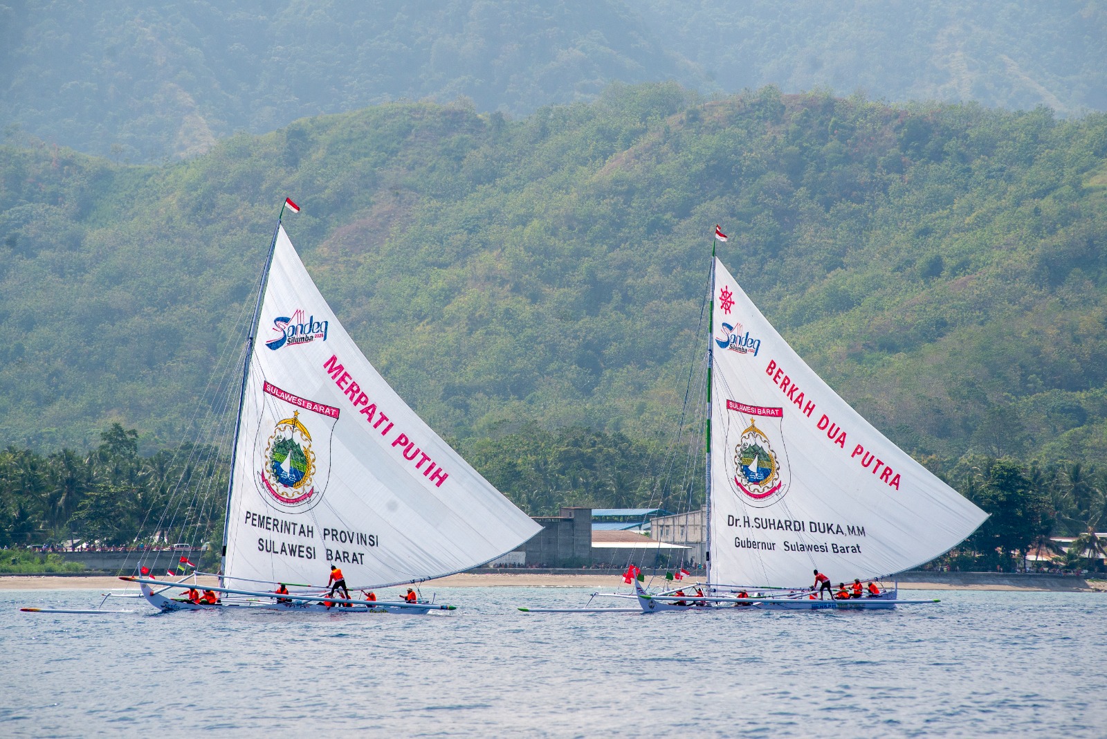 Etape II Pamboang – Banua Sendana Selesai, Persaingan Peserta Sandeq Silumba Ketat
