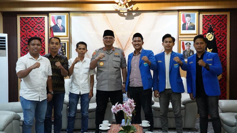 Jaga Stabilitas Kamtibmas, Kapolda Sulbar dan PMII Perkuat Sinergi