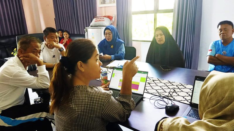 Ke Bapperida, Dinas Perpusip Lakukan Peninjauan Pojok Baca dan Pengawasan Kearsipan