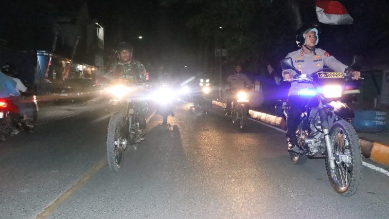 Polres Majene Bersama Kodim 1401 Majene Gelar Patroli Gabungan Skala Besar