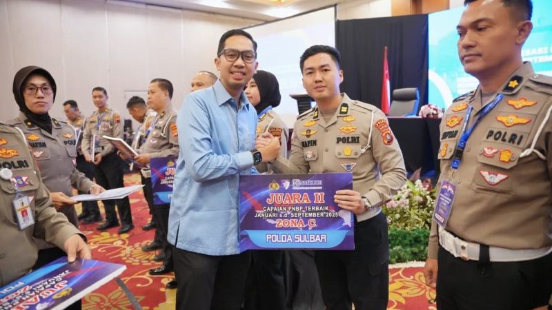 Ditlantas Polda Sulbar Sabet Penghargaan Nasional
