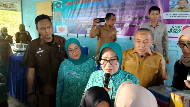 Launching dan Edukasi Pemberian Makan B2SA, Distapang Kolaborasi dengan TP PKK Sulbar