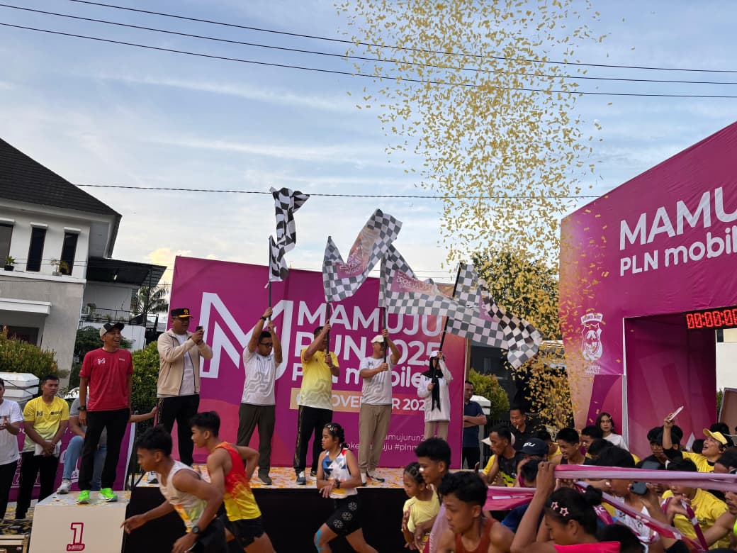 Kapolda Sulbar ikut Lepas Peserta Mamuju Run 2025