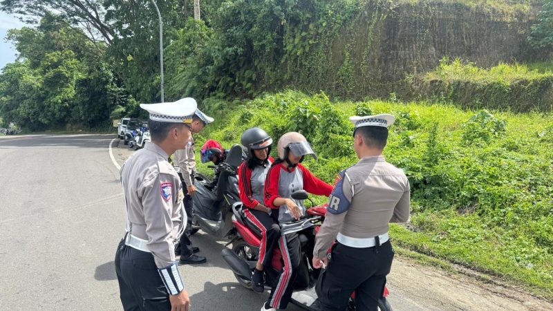 Operasi Zebra Marano 2025 Digelar di Pintu Gerbang Kota Mamuju