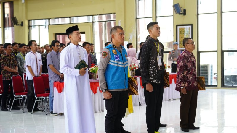 Wujudkan Polri Presisi, Wakapolda Sulbar Pimpin Pakta Integritas Penerimaan Bintara Brimob