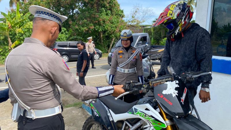 Zebra Marano Jaring Puluhan Pengendara, Bukti Keseriusan Polda Sulbar