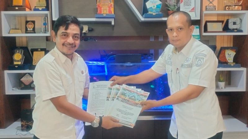 Inspektorat Sulbar Limpahkan Temuan Hasil Pemeriksaan BPK RI Tahun 2025