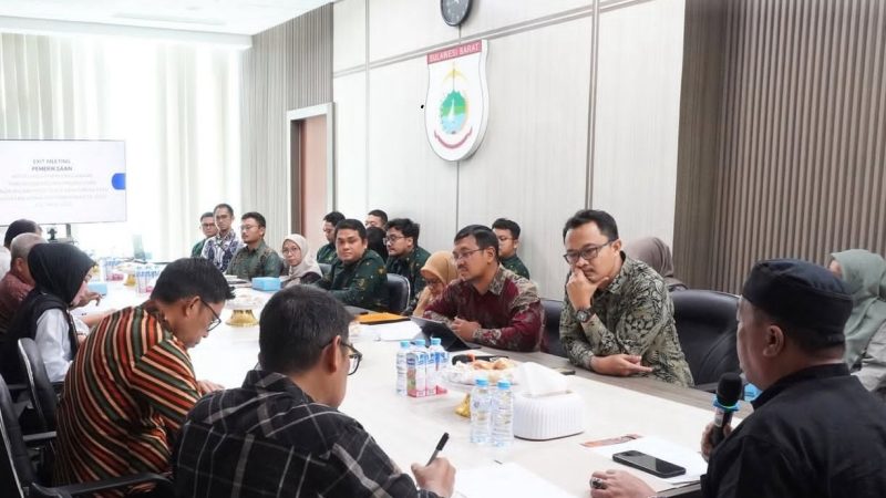 Inspektorat Sulbar Hadiri Exit Meeting Pemeriksaan yang Dilaksanakan oleh BPK RI