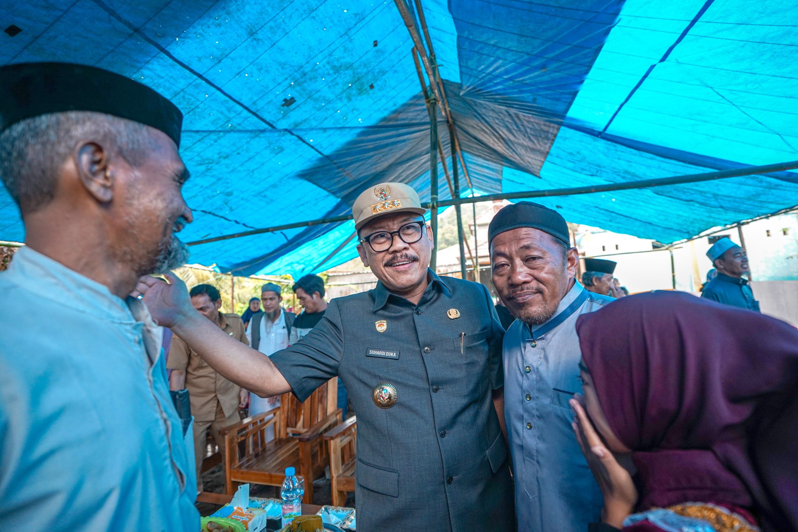 Gubernur Suhardi Duka Letakan Batu Pertama Pembangunan Masjid Nurul Akbar