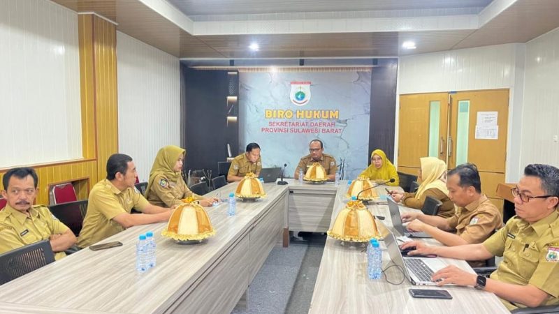 Melalui Digitalisasi dan JDIH, Biro Hukum Setda Sulbar Perkuat Layanan Hukum