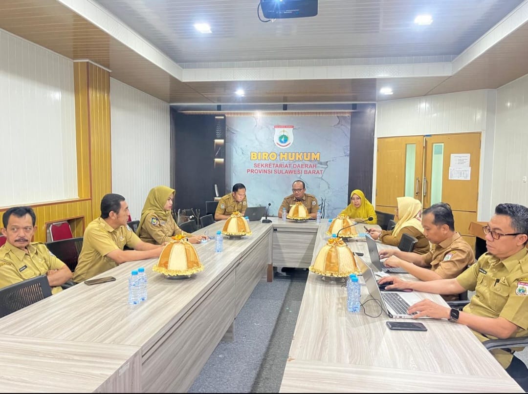 Melalui Digitalisasi dan JDIH, Biro Hukum Setda Sulbar Perkuat Layanan Hukum