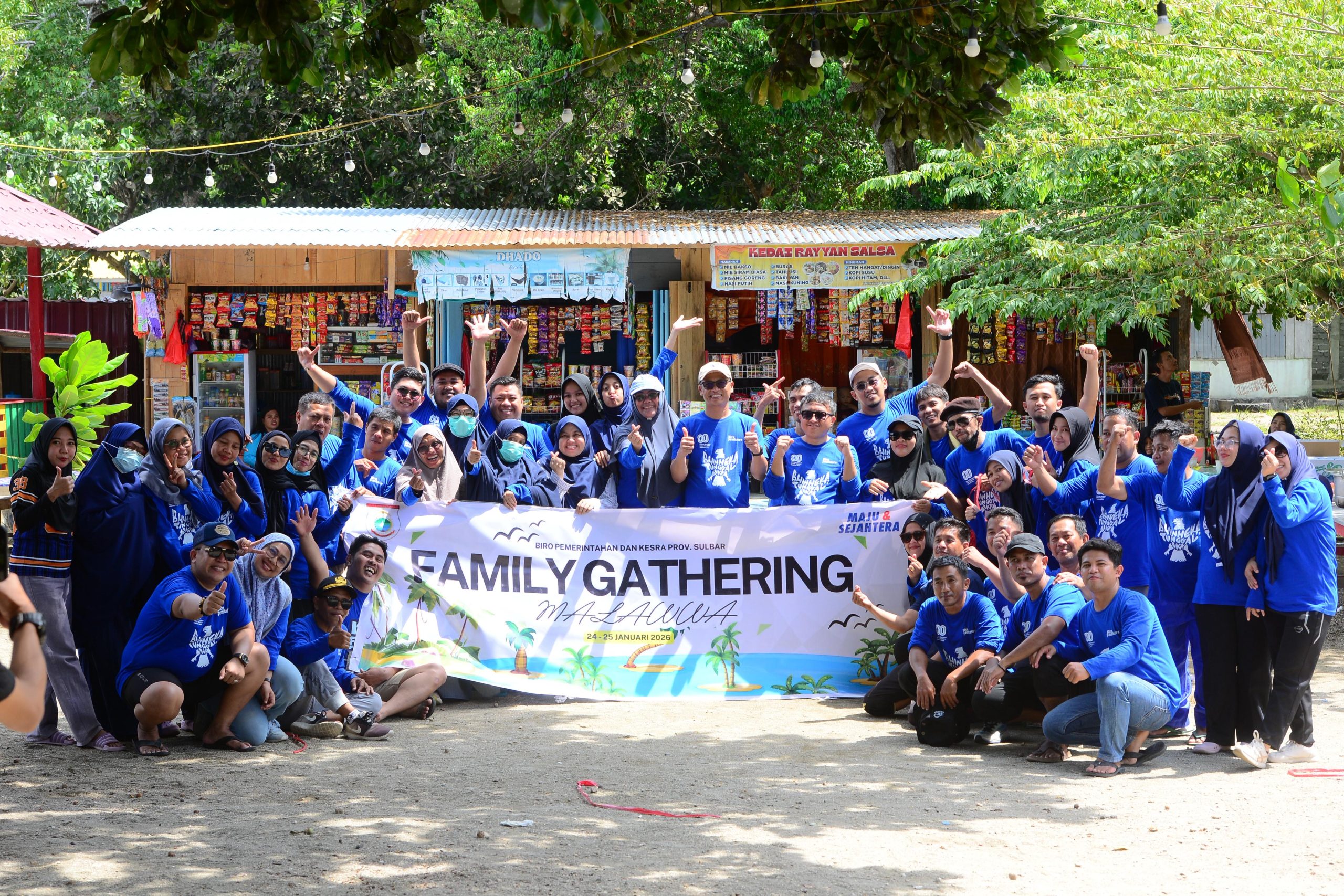 Dukung Kinerja Organisasi, Pemkesra Sulbar Gelar Gathering untuk Perkuat Soliditas Pegawai