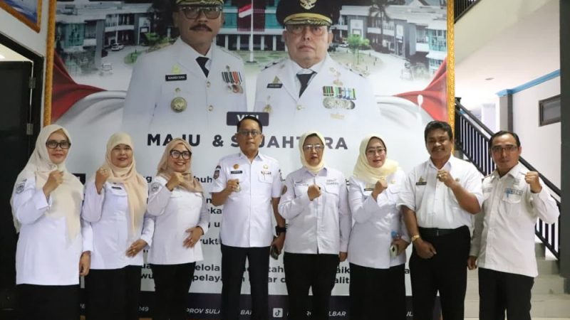 Sekda Sulbar Sidak Dinsos P3A dan PMD, Dorong Peningkatan Tata Kelola Pemerintahan