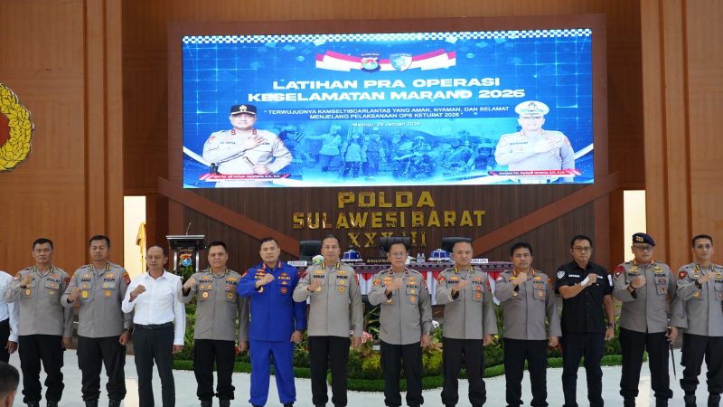 Wakapolda Sulbar Sampaikan Empat Pesan Penting dalam Latpraops Keselamatan Marano