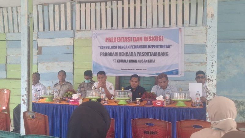 Pastikan Kepatuhan dan Keberlanjutan, Dinas ESDM Sulbar Dampingi Konsultasi Publik Rencana Pascatambang di Mamuju Tengah