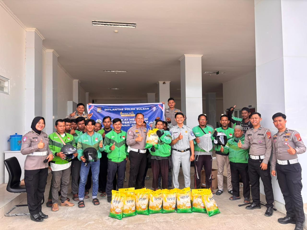 Polantas Sulbar Bersama Jasa Raharja Gelar Safety Riding