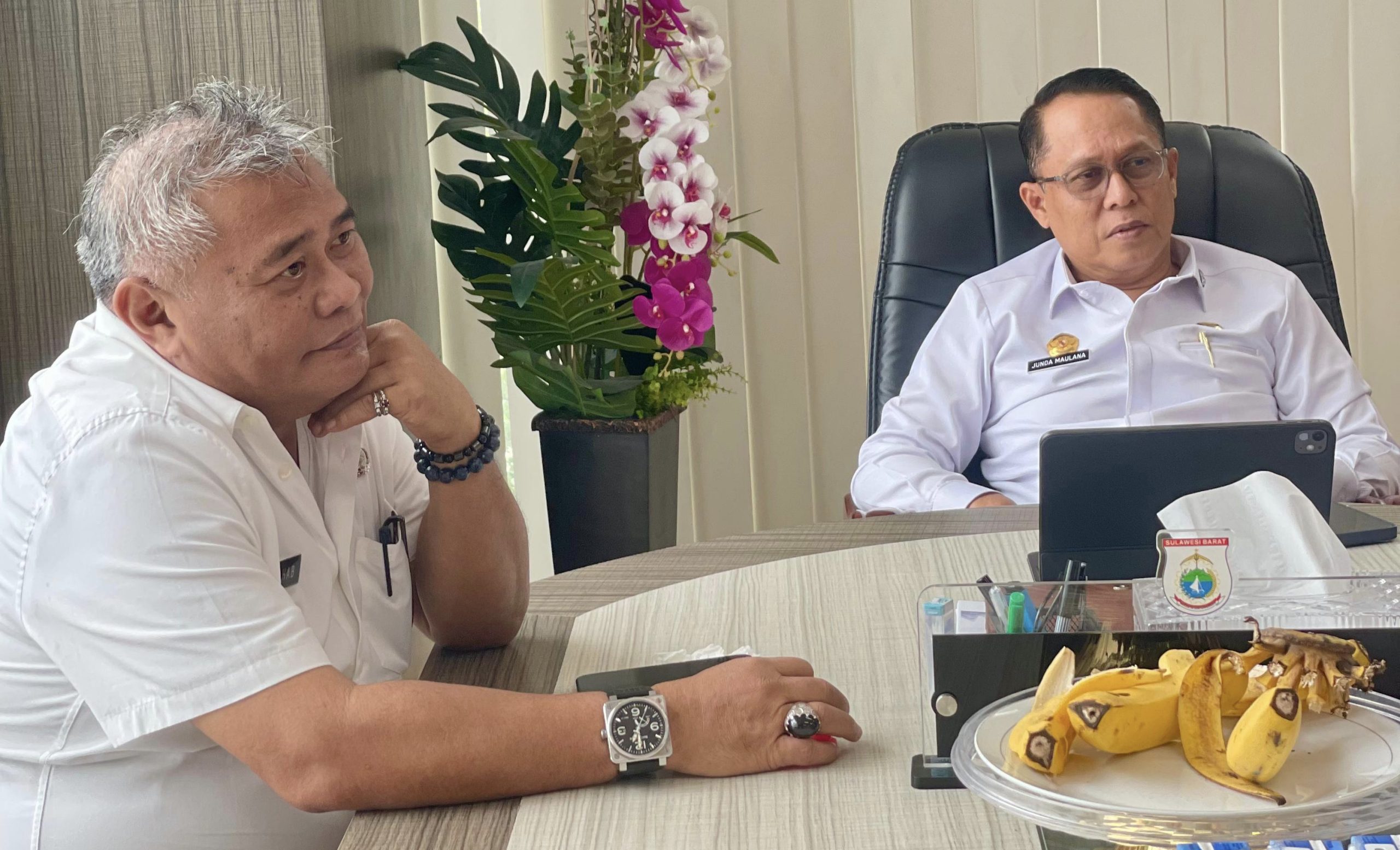 Kepala Bapenda Sulbar Perkuat Sinergi dengan Sekprov Bahas Aset Daerah