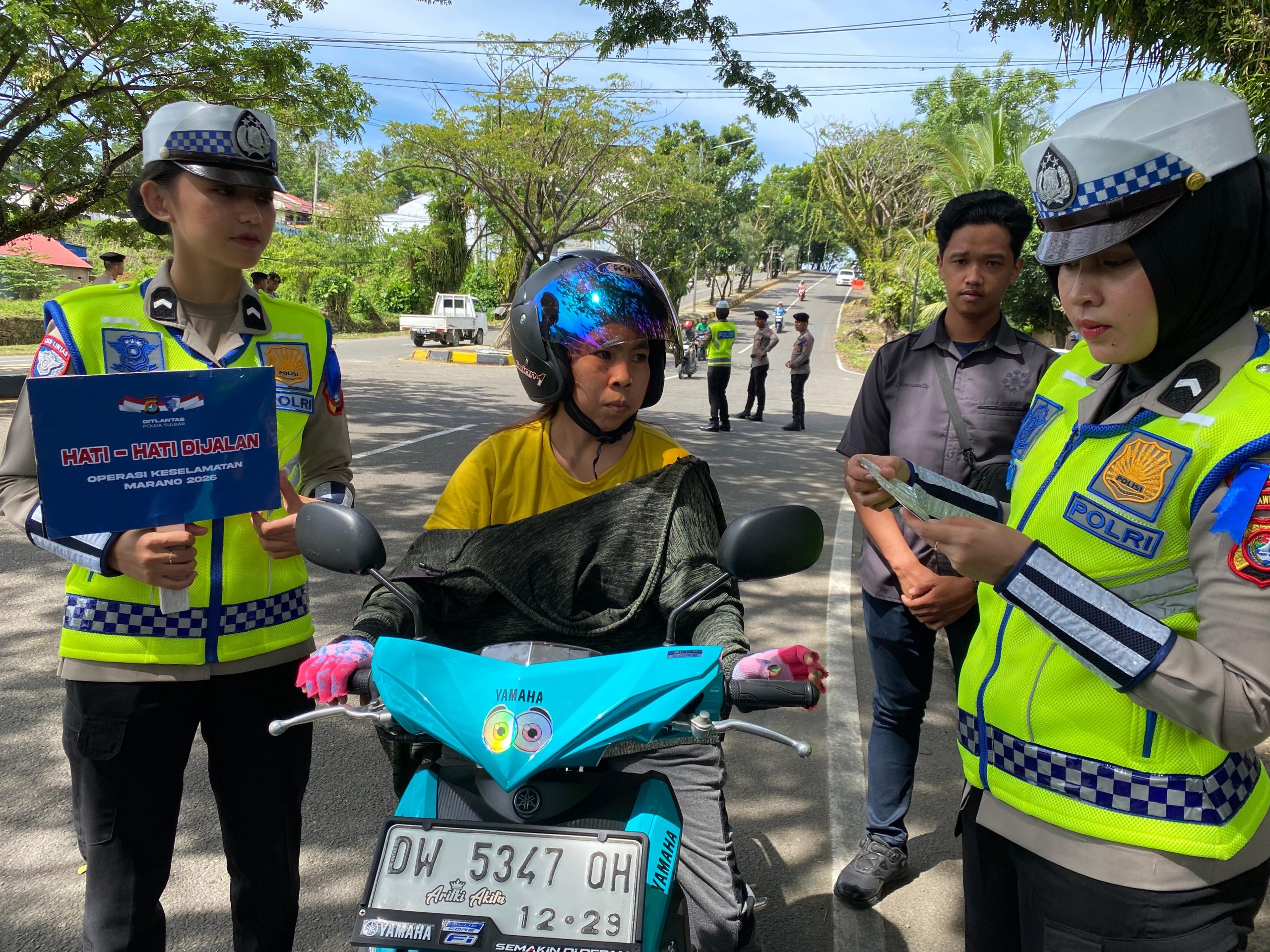 Polda Sulawesi Barat Gelar Operasi Keselamatan di Jalur Dua Pasokkorang