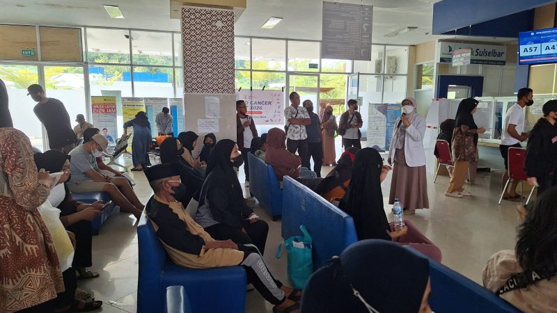Peringati Hari Kanker Sedunia, RSUD Provinsi Sulbar Gelar Edukasi dan Skrining Deteksi Dini Kanker Paru