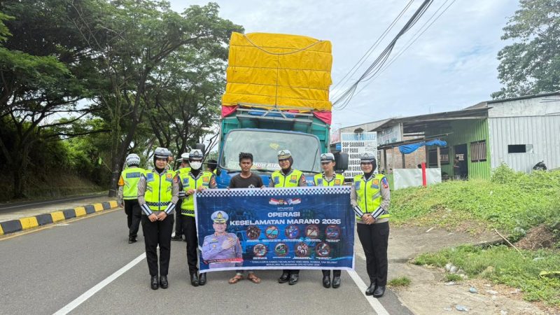 Operasi Marano 2026, Ditlantas Polda Sulbar Ajak Pengendara Tetap Aman dan Selamat