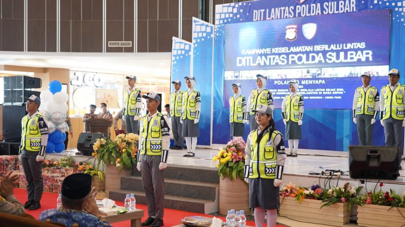 Kampanye Keselamatan Ditlantas Polda Sulbar Sukses