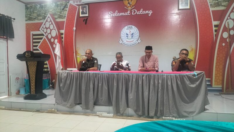 Bangun SDM Unggul dan Berkarakter, Satpol PP Sulbar Gelar Sosialisasi Operasi Tertib Pelajar