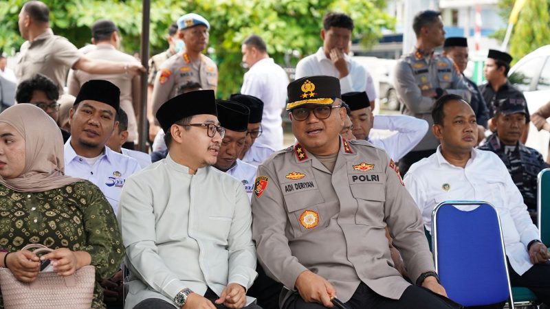 Kapolda Sulbar Dampingi Gubernur Safari Ramadhan di Majene