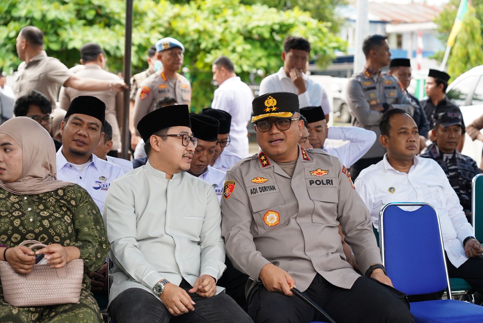 Kapolda Sulbar Dampingi Gubernur Safari Ramadhan di Majene
